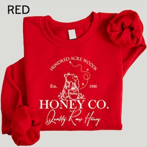 Hundred Acre Woods Honey Co. Sweatshirt, Winnie The Pooh est 1926 Shirt, Disney Sweatshirt, Classic Pooh Bear Shirt, Disneyland Sweatshirt