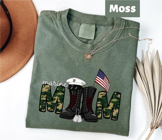 Marine Mom Shirt, Proud Army Mom Sweatshirt, Military Shirt, Military Mom Shirt, Army Mama Shirt, Mother's Day Gift, Cool Mom Shirt