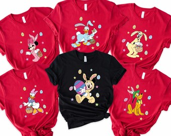 Happy Easter Mickey And Friends Shirt, Mickey And Friends Shirt, Disneyland Easter Day Shirt, Easter Bunny Shirt, Easter Eggs Sweatshirt