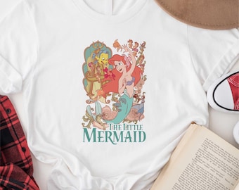 The Little Mermaid Shirt, Disney Shirt, Disney Princess Shirt, Ariel Mermaid Shirt, Magic Kingdom Tee, Disney Ariel Shirt, Mermaid Vibes Tee