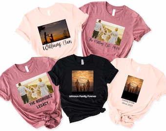 Custom Photo Shirt, Custom Shirt, Photo Shirt, Picture Shirt, Custom Image Shirt, Photo Memory Shirt, Personalized Photo Sweatshirt