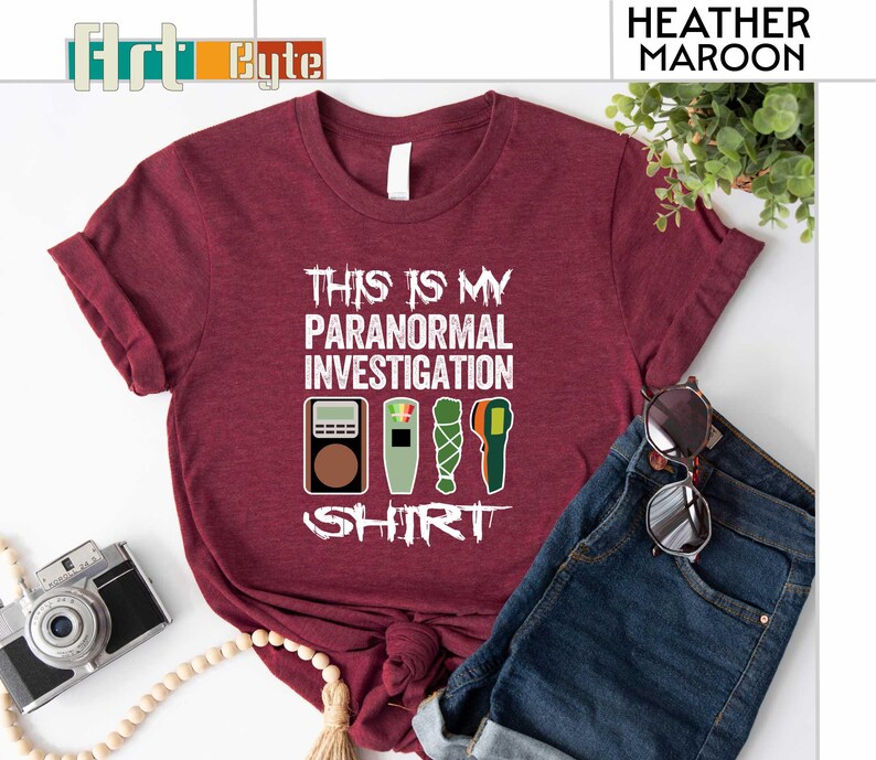 a t - shirt that says, this is my paranoral investigation shirt