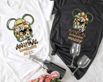 Disney Safari Animal Kingdom Custom Name Shirt, Animal Kingdom Shirt, Custom Name Safari Sweatshirt, Disney Safari Trip Shirt, Disney Shirts