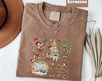 Merry Toy Story Christmas Shirt, The Most Wonderful Time of the Year Tee, WDW Disneyland Holiday Family Trip Gift