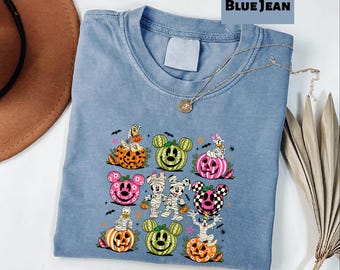 Comfort Colors Halloween Shirt, Mickey & Friends Mummy Shirt, Disney Halloween Family Matching Shirt, Halloween Mummy Shirt