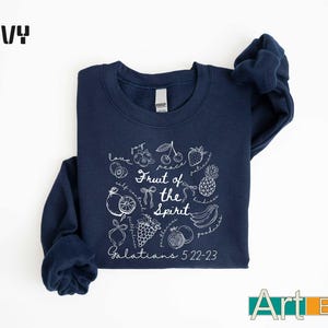 Fruit of the Spirit T-Shirt, Christian Shirt, Gift for Women, Faith Apparel, Bible Verse Tee, Religious Shirt, Gift for Him, Christian Gifts