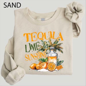 a t - shirt that says tequila lime and sunshine