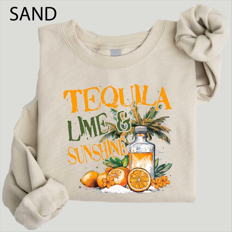 a t - shirt that says tequila lime and sunshine