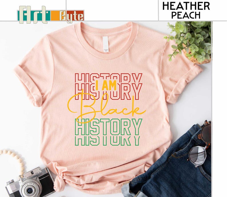 a t - shirt with the words history on it
