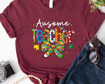 Ausome Teacher Shirt, Autism Shirt, Autism Sweatshirt, Autism Teacher Shirt, Self Care Shirt, Autism Awareness Shirt, Teacher Gifts Shirt