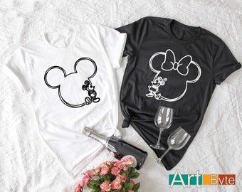 Mickey and Minnie Couples Shirt, Disney Couples Shirt, Mickey and Minnie Shirt, Disneyworld Shirts, Disney Shirts, Anniversary Gifts Shirt