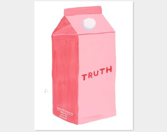 Truth, David Shrigley, Original Lithograph Art Poster