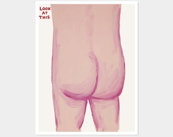 Look At This, David Shrigley, original art poster