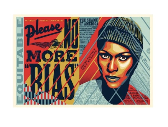 【期間限定特価】 More No Fairey: Shepard Bias, Signed (obey) Fairey Shepard 版画