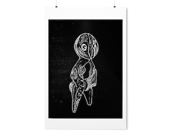 Mystical Owl, Premium Matte Poster