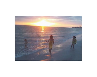 A Swim At Sunset, Fine Art Postcards