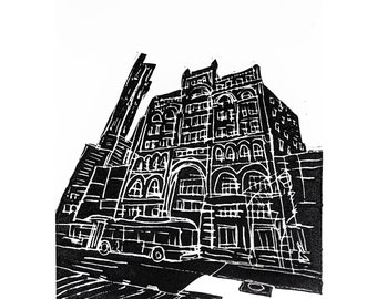 Downtown Brooklyn, Original Print