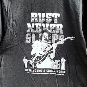 Neil Young & Crazy Horse "Rust Never Sleeps" T-Shirt