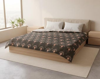 Art Deco Geometric Pattern Microfiber Duvet Cover | Modern Chic Elegant