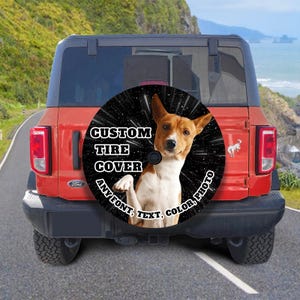 Benutzerdefinierte Reifenabdeckung, benutzerdefinierte Reifenabdeckung mit Kameraloch, personalisierte Reifenabdeckung für jeep RVSUV, Geschenk für Autoliebhaber