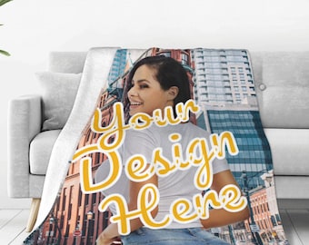 Custom Photo Blanket, Personalized Throws Blanket, Custom Flannel Blanket, Custom Blanket with Picture, Personalized Blanket, Christmas gift