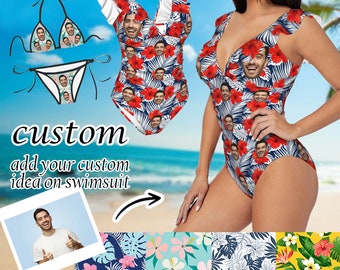 Seersucker one piece bathing suit sale