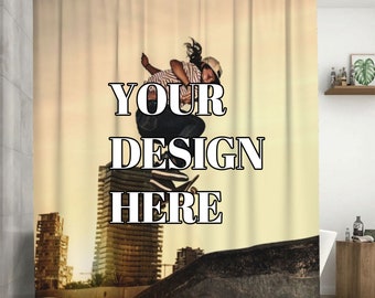 Custom Photo Shower Curtains Custom Image Shower Curtain Custom Shower Curtain, Custom Photo Shower Curtain for Bathroom