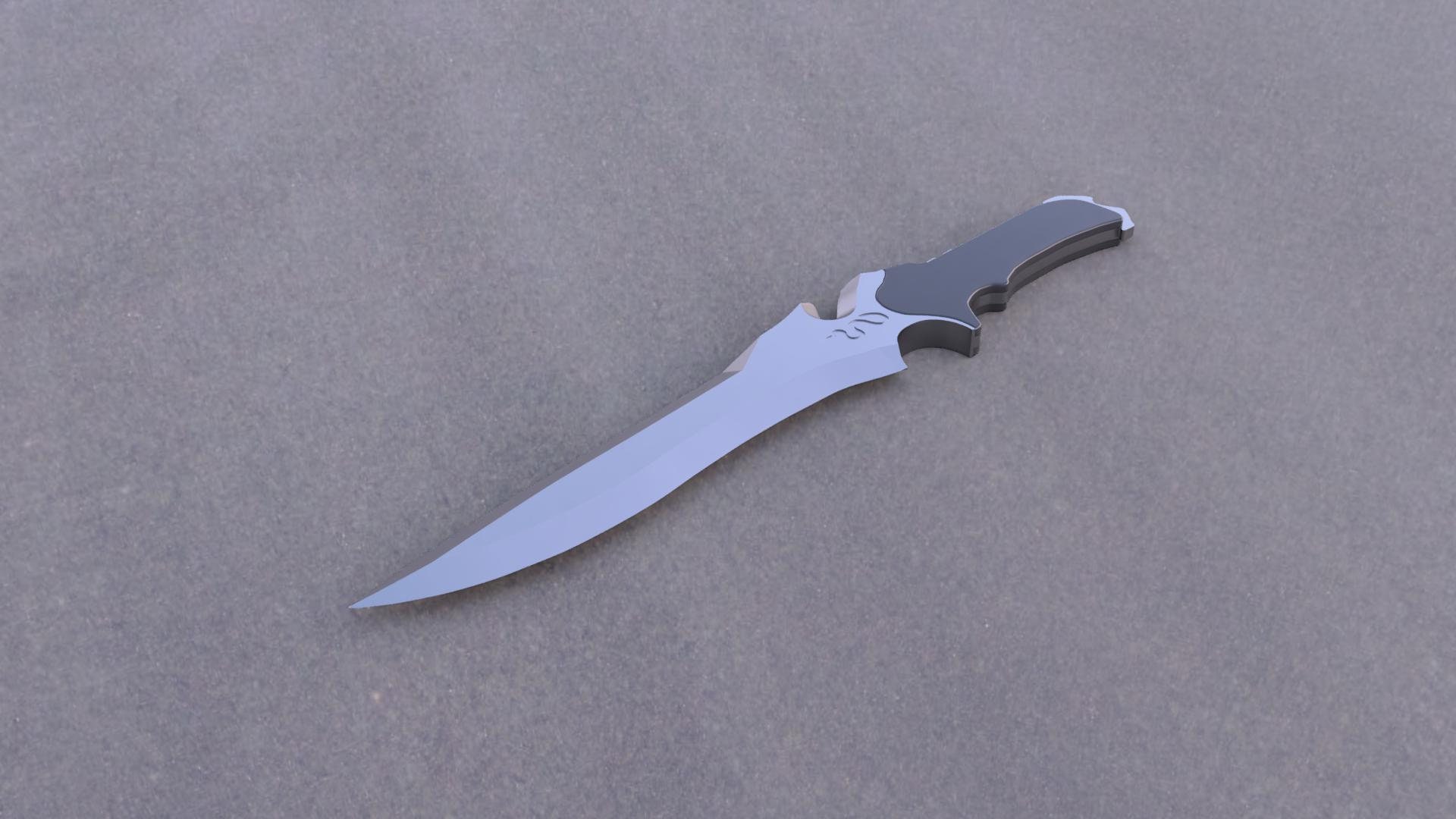 STL file Residual Evil 4: Remake - Jack Krauser combat knife 3D