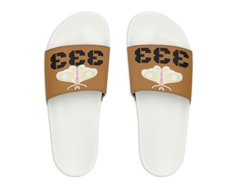 333 Angel Number Youth Slide Sandals