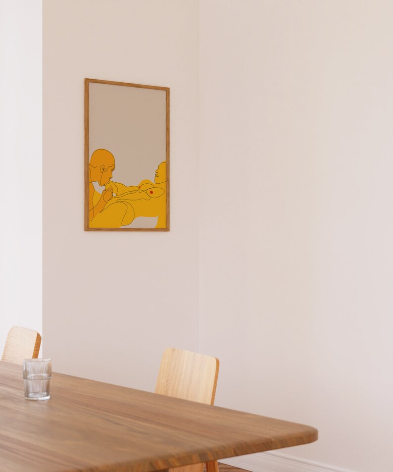 Abstract Gay Wall Art, Gay Art Print, Wall Home Decor, Printable Wall ...