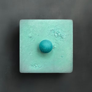 Turquoise - Turquoise wall sculpture.
Perfect gift for the new year