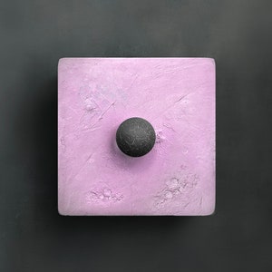 Pink - Black wall sculpture.
Perfect gift for the new year