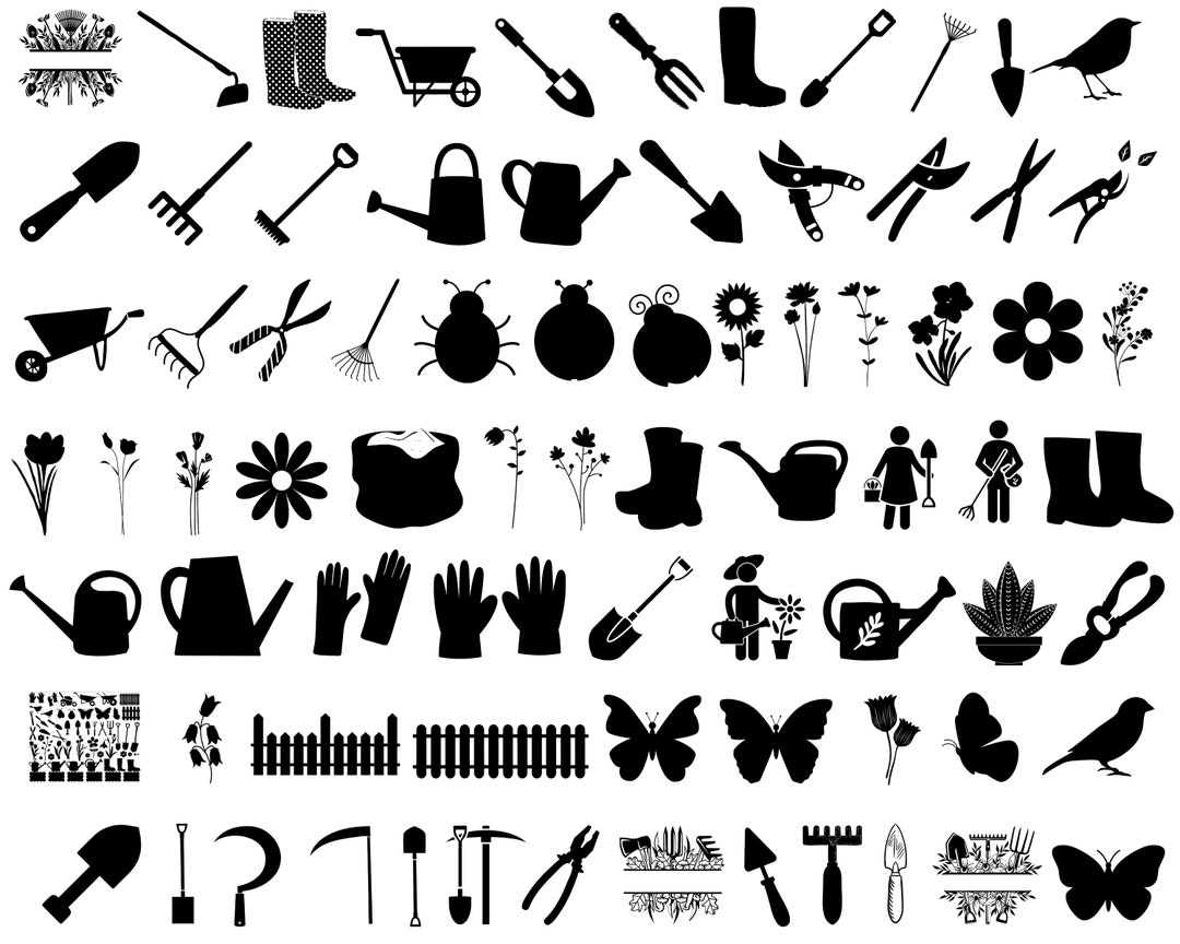 Garden Tools SVG Bundle Gardening Tools SVG Tools SVG Etsy