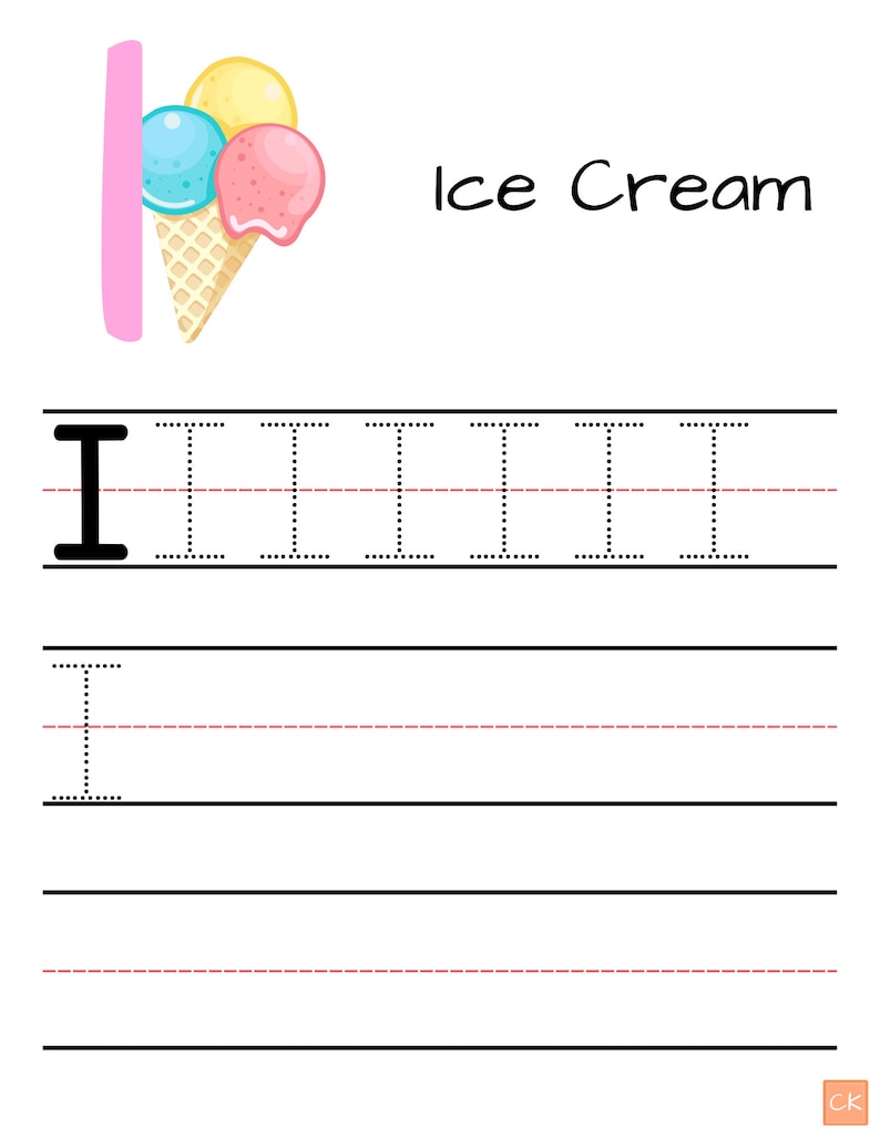 Letter I Activity Printable Preschool Printable Kindergarten Printable ...