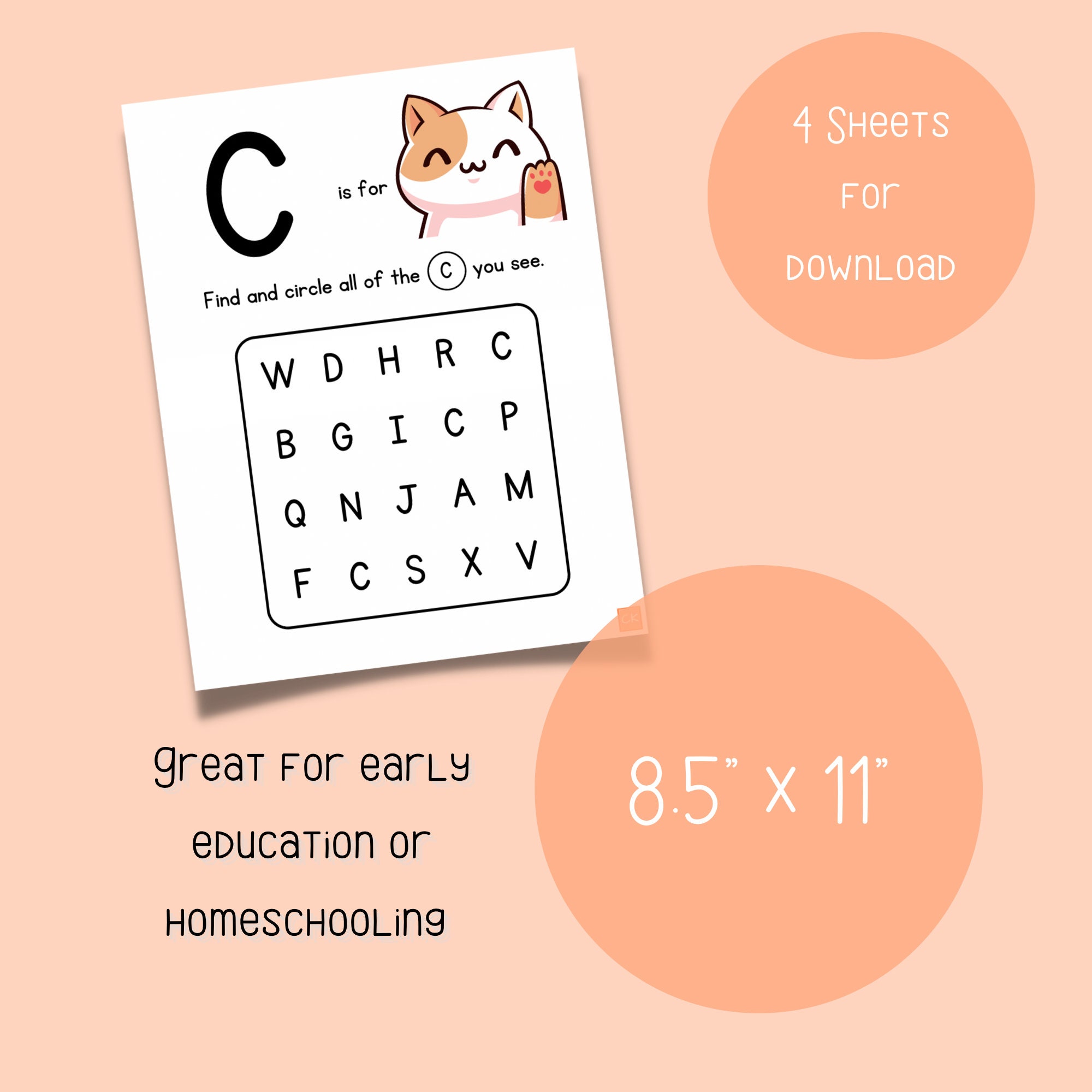 Letter C Activity Printable - Preschool Printable - Kindergarten ...