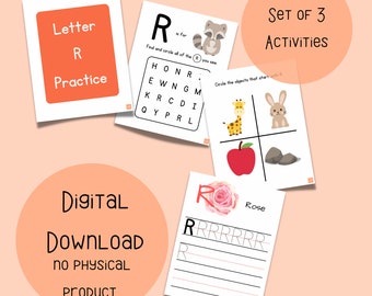 Letter P Activity Printable Preschool Printable Etsy