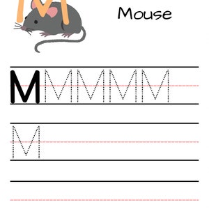 Letter M Activity Printable - Preschool Printable - Kindergarten ...