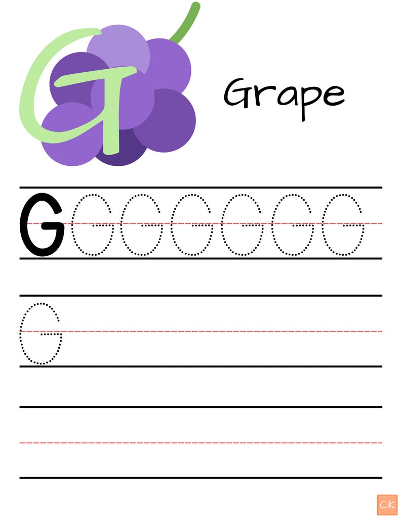 Letter G Activity Printable - Preschool Printable - Kindergarten ...