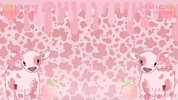 The Ears Of The Cow Are Pink Background, Pink Cow Picture Background Image  And Wallpaper for Free Download