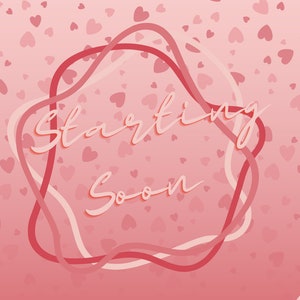 Heart Stream Overlay | Blob Stream Overlay | Twitch Overlay | Animated Stream Overlay | Animated Overlay