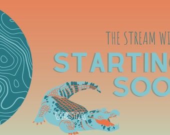 Crocodile Stream Overlay | Twitch Overlay | YouTube Overlay