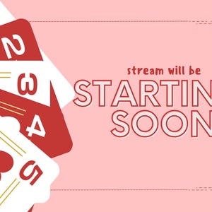 Card Stream Overlay Bundle | Hearts Stream Overlay Bundle | Twitch ...