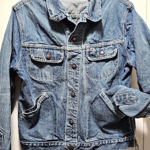 Vintage 1970s GWG Lightwash Jean Jacket