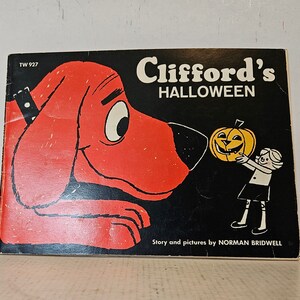 Vintage 1966 Clifford&#39;s Halloween by Norman Bridwell