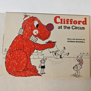 Vintage 1977 Clifford at the Circus by Norman Bridwell