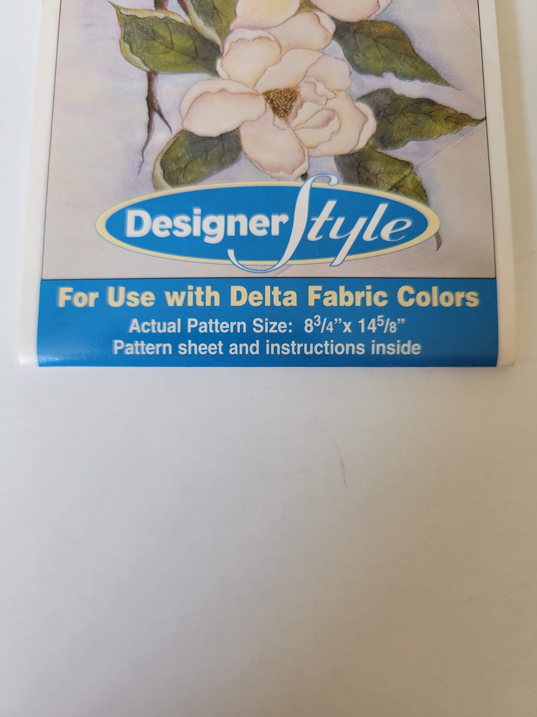 Vintage 1980s Delta Magnificent Magnolias Iron-on Fabric Pattern ...