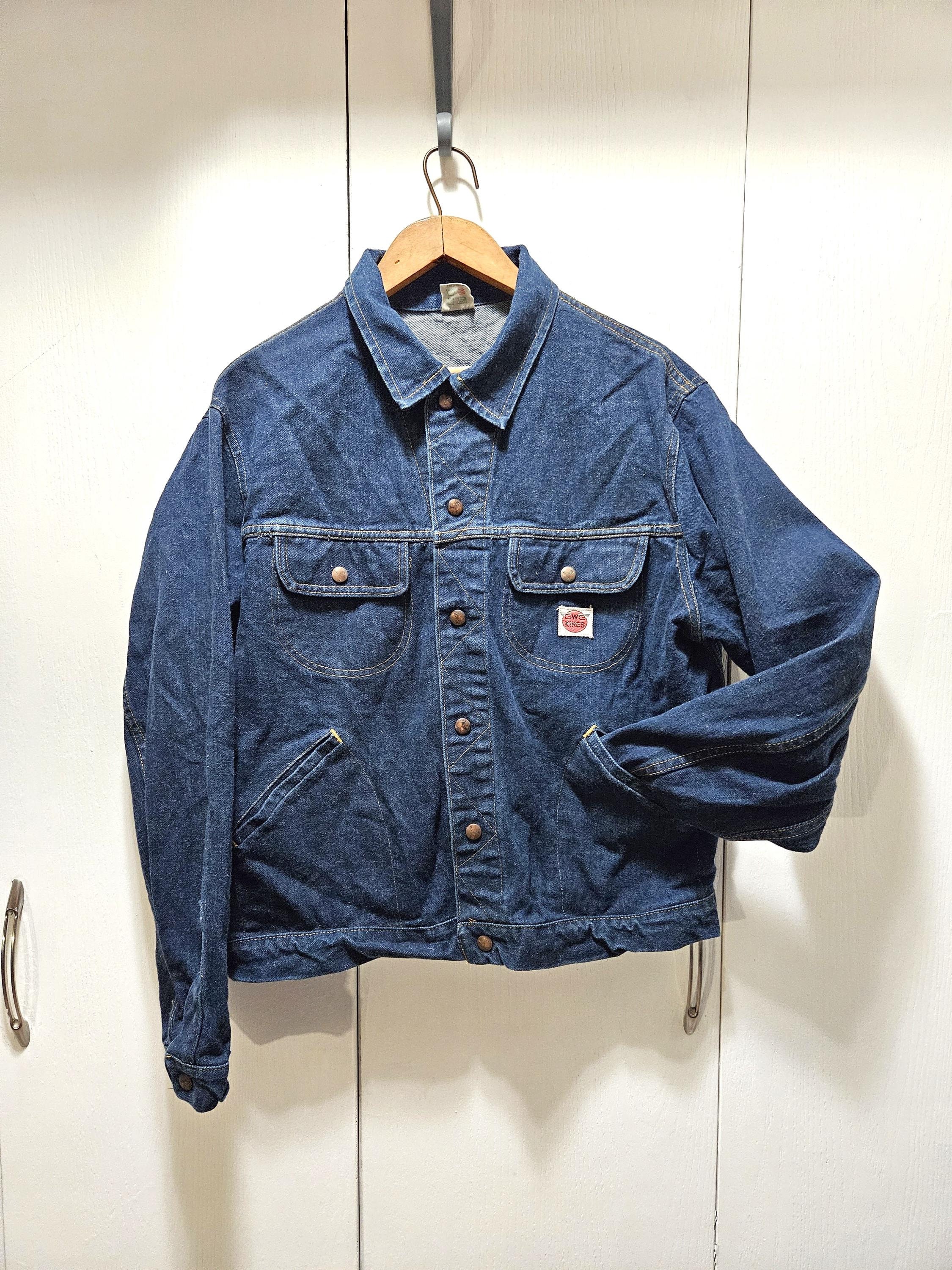 70s GWG KINGS デニムジャケット ヴィンテージ Classic 70s GWG Kings Jean Jacket, Size M46 - Vintage
