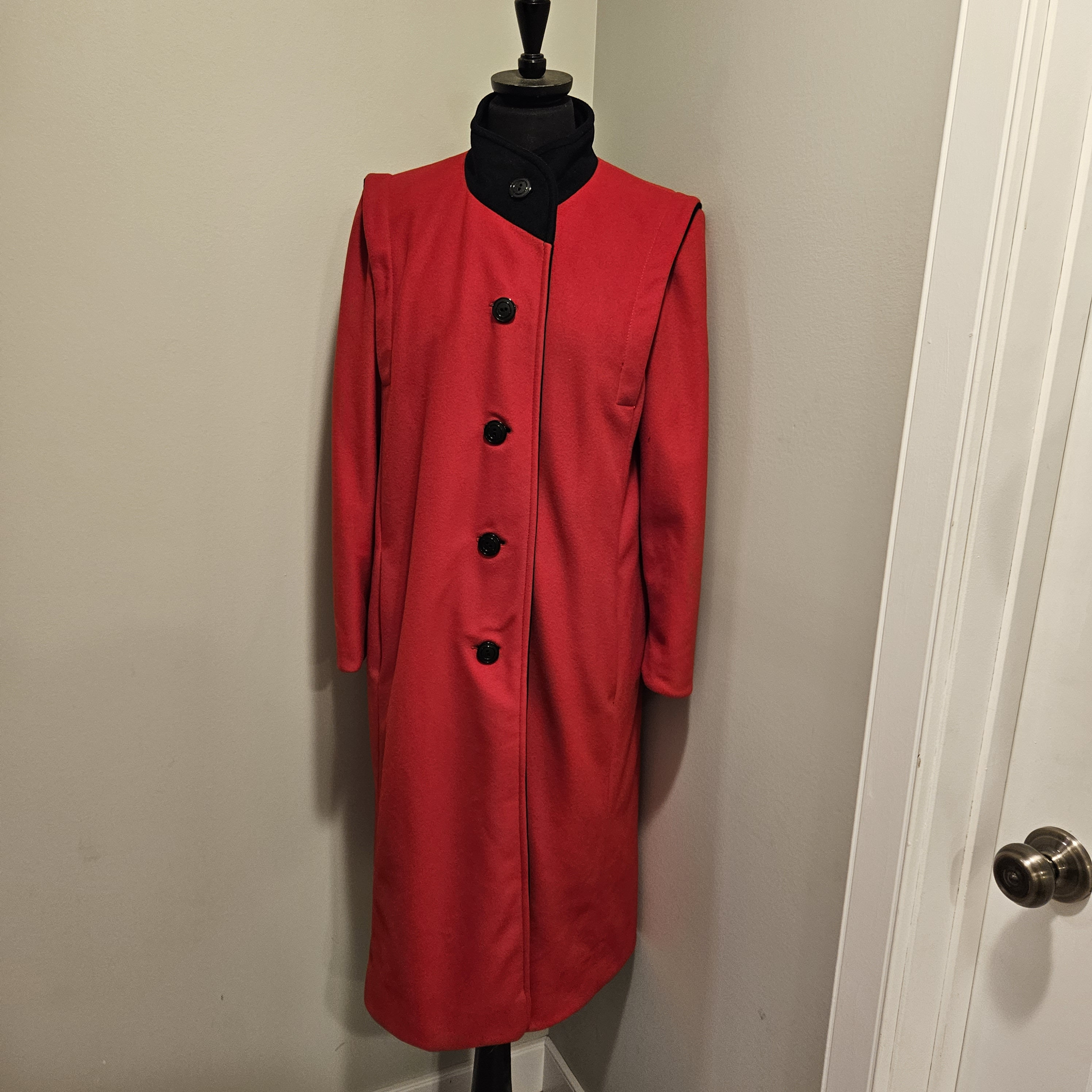Vintage Kashmiracle Long Winter Coat by Wellington Fashions, ILGWU