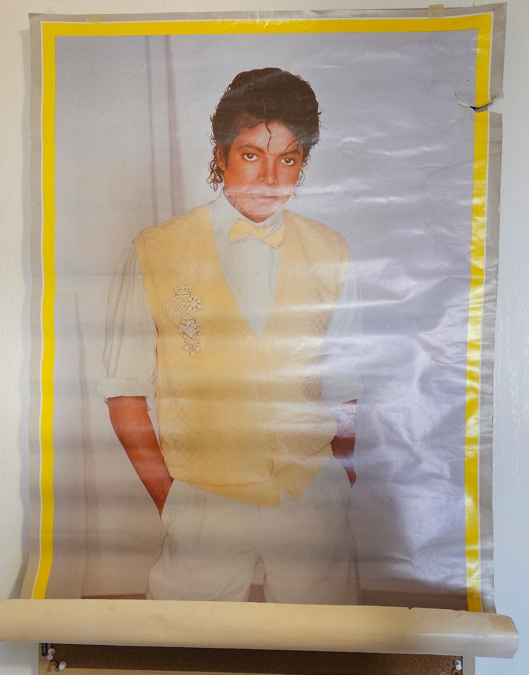 Vintage Michael Jackson's Human Nature Wall Poster - Retro Collectible ...