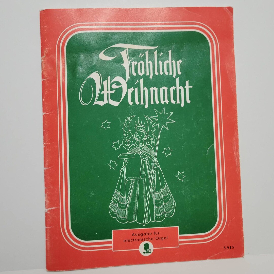 1983 German Electric Organ Sheet Music Christmas Album, Fröhliche